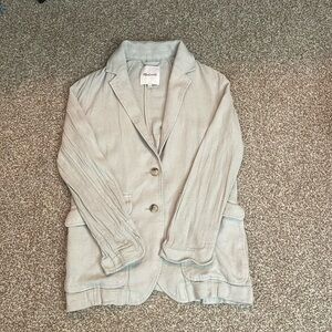 Madewell Linen Blend Blazer Jacket
